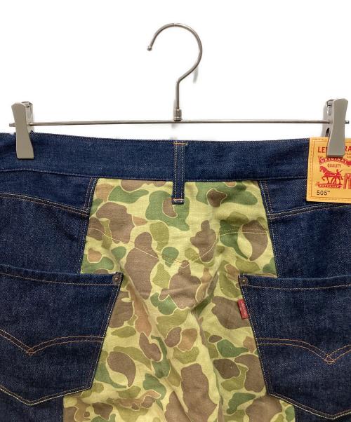 COMME des GARCONS JUNYA WATANABE MAN（コム デ ギャルソン ジュンヤ ワタナベ マン）COMME des GARCONS JUNYA WATANABE MAN (コムデギャルソンジュンヤワタナベマン) LEVI'S (リーバイス) 再構築デニムパンツ インディゴ サイズ:W36×L34の古着・服飾アイテム