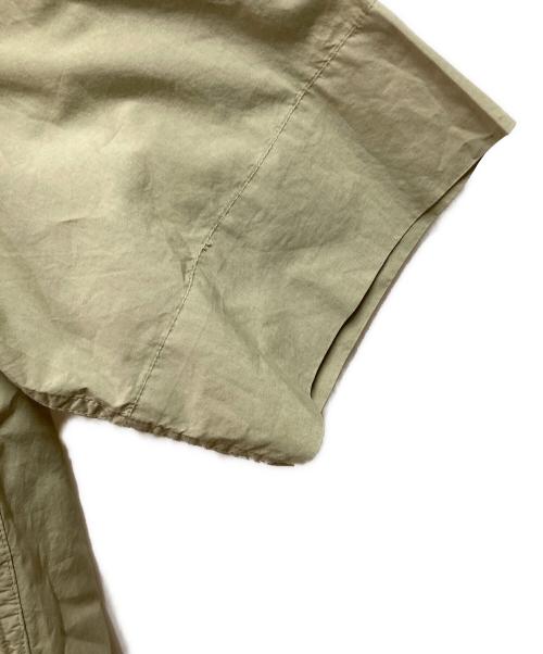 MHL（エムエイチエル）MHL (エムエイチエル) COTTON RAMIE POPLIN SS SHIRT グリーン サイズ:1の古着・服飾アイテム