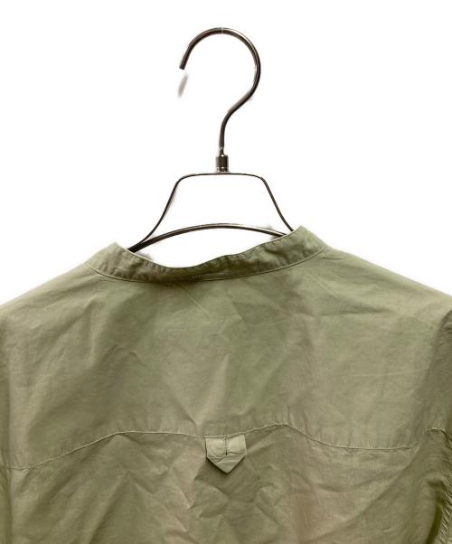MHL（エムエイチエル）MHL (エムエイチエル) COTTON RAMIE POPLIN SS SHIRT グリーン サイズ:1の古着・服飾アイテム