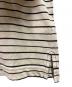 中古・古着 MHL (エムエイチエル) COTTON LINEN STRIPE JERSEY ベージュ×ブラック サイズ:2：4000円