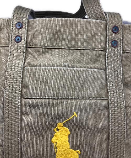 POLO RALPH LAUREN（ポロ・ラルフローレン）POLO RALPH LAUREN (ポロ・ラルフローレン) ビッグポニートートバッグ グリーンの古着・服飾アイテム