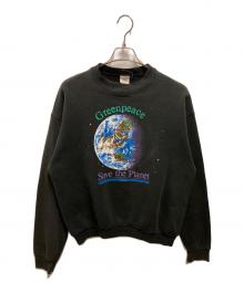 FRUIT OF THE LOOM（フルーツオブザルーム）の古着「80sプリントスウェット」｜ブラック
