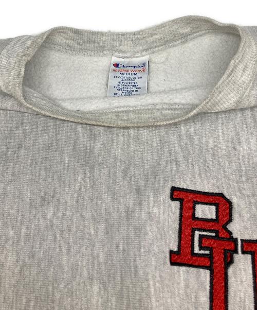 Champion REVERSE WEAVE（チャンピオン リバース ウィーブ）Champion REVERSE WEAVE (チャンピオン リバース ウィーブ) 90sワッペンスウェット グレー サイズ:Mの古着・服飾アイテム