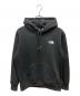 THE NORTH FACE（ザ ノース フェイス）の古着「Back Square Logo Hoodie」｜ブラック