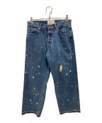 SIMPLY COMPLICATEDシンプリーコンプリケイティド）の古着「BF SELVEDGE JEAN」｜インディゴ