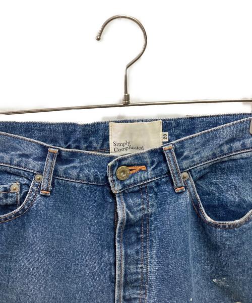 SIMPLY COMPLICATED（シンプリーコンプリケイティド）SIMPLY COMPLICATED (シンプリーコンプリケイティド) BF SELVEDGE JEAN インディゴ サイズ:28の古着・服飾アイテム