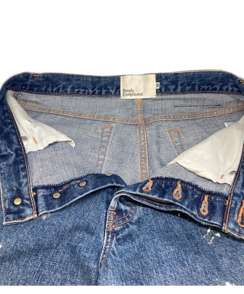 SIMPLY COMPLICATED（シンプリーコンプリケイティド）SIMPLY COMPLICATED (シンプリーコンプリケイティド) BF SELVEDGE JEAN インディゴ サイズ:28の古着・服飾アイテム