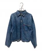 LEVI'Sリーバイス）の古着「ショート丈デニムジャケット」｜インディゴ