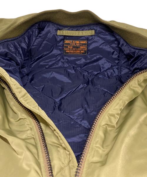 UNITED CARR（ユナイテッドカー）UNITED CARR (ユナイテッドカー) MA-1ジャケット グリーン サイズ:Ｓの古着・服飾アイテム