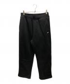 6PM+6PM+）の古着「OPEN LEG JOGGER」｜ブラック