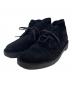 Collection by CLARKS（コレクション バイ クラークス）の古着「スウェードチャッカブーツ」｜ブラック
