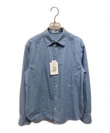 MACPHEE（マカフィー）の古着「25SS デニムシャンブレー レギュラーカラーシャツ」｜ブルー