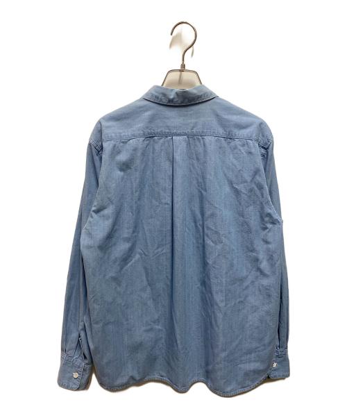 MACPHEE（マカフィー）MACPHEE (マカフィー) 25SS デニムシャンブレー レギュラーカラーシャツ ブルー サイズ:36 未使用品の古着・服飾アイテム