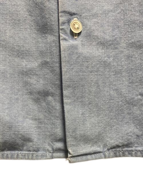 MACPHEE（マカフィー）MACPHEE (マカフィー) 25SS デニムシャンブレー レギュラーカラーシャツ ブルー サイズ:36 未使用品の古着・服飾アイテム
