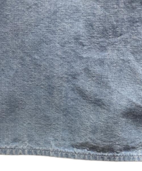 MACPHEE（マカフィー）MACPHEE (マカフィー) 25SS デニムシャンブレー レギュラーカラーシャツ ブルー サイズ:36 未使用品の古着・服飾アイテム