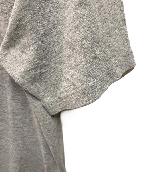 stussy（ステューシー）stussy (ステューシー) ブロックロゴプリントTシャツ グレー サイズ:Sの古着・服飾アイテム