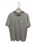 stussy（ステューシー）の古着「ブロックロゴプリントTシャツ」｜グレー