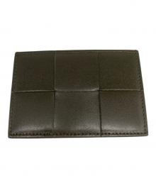 BOTTEGA VENETA（ボッテガベネタ）の古着「カセットクレジットカードケース」｜グリーン