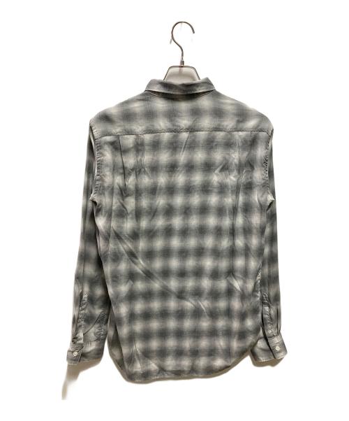 Ron Herman（ロンハーマン）Ron Herman (ロンハーマン) オンブレチェックシャツ グレー サイズ:Ｍの古着・服飾アイテム