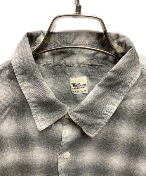 Ron Herman（ロンハーマン）Ron Herman (ロンハーマン) オンブレチェックシャツ グレー サイズ:Ｍの古着・服飾アイテム