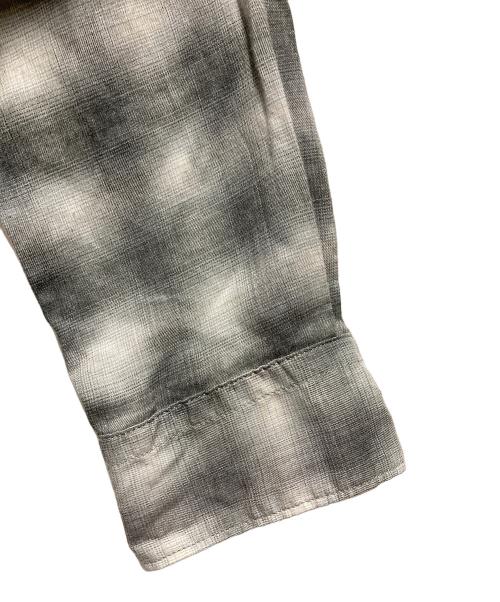 Ron Herman（ロンハーマン）Ron Herman (ロンハーマン) オンブレチェックシャツ グレー サイズ:Ｍの古着・服飾アイテム
