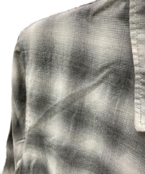 Ron Herman（ロンハーマン）Ron Herman (ロンハーマン) オンブレチェックシャツ グレー サイズ:Ｍの古着・服飾アイテム