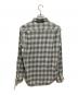 Ron Herman (ロンハーマン) オンブレチェックシャツ グレー サイズ:Ｍ：7000円