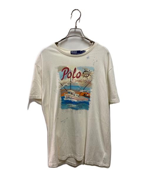 POLO RALPH LAUREN（ポロ・ラルフローレン）POLO RALPH LAUREN (ポロ・ラルフローレン) Tシャツ ホワイト サイズ:Ｌの古着・服飾アイテム