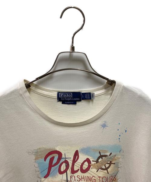 POLO RALPH LAUREN（ポロ・ラルフローレン）POLO RALPH LAUREN (ポロ・ラルフローレン) Tシャツ ホワイト サイズ:Ｌの古着・服飾アイテム
