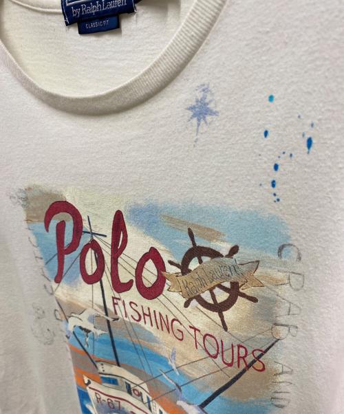 POLO RALPH LAUREN（ポロ・ラルフローレン）POLO RALPH LAUREN (ポロ・ラルフローレン) Tシャツ ホワイト サイズ:Ｌの古着・服飾アイテム