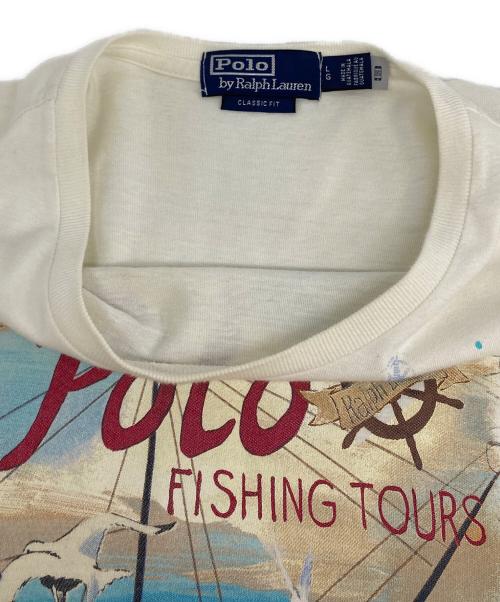 POLO RALPH LAUREN（ポロ・ラルフローレン）POLO RALPH LAUREN (ポロ・ラルフローレン) Tシャツ ホワイト サイズ:Ｌの古着・服飾アイテム