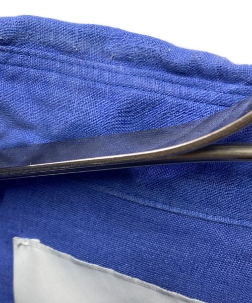 ticca（ティッカ）ticca (ティッカ) Spick and Span (スピック＆スパン) 別注リネン半袖エンブロイダリーシャツ ブルー サイズ:ＦＲＥＥの古着・服飾アイテム