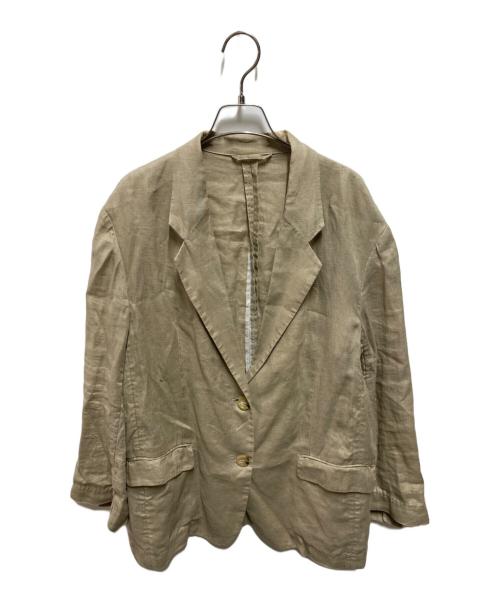 JOURNAL STANDARD（ジャーナルスタンダード）JOURNAL STANDARD (ジャーナルスタンダード) 25SS リネン SB-2B ジャケット ベージュ サイズ:FREEの古着・服飾アイテム