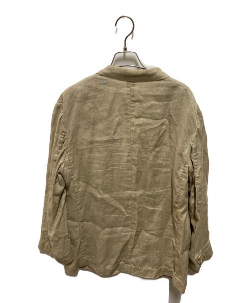 JOURNAL STANDARD（ジャーナルスタンダード）JOURNAL STANDARD (ジャーナルスタンダード) 25SS リネン SB-2B ジャケット ベージュ サイズ:FREEの古着・服飾アイテム