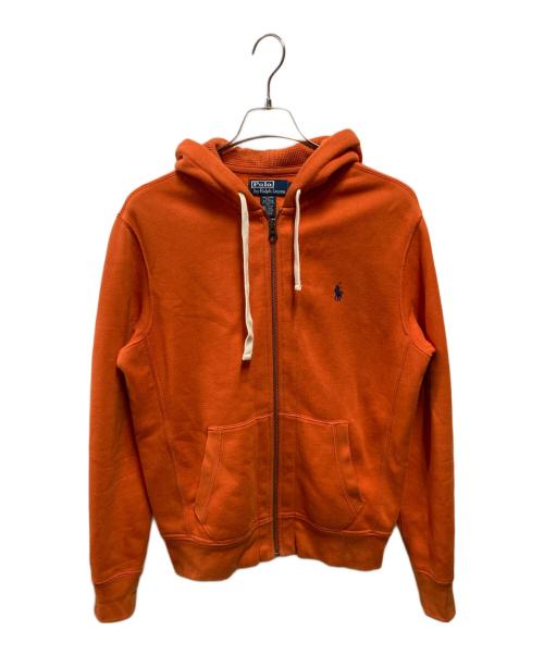 POLO RALPH LAUREN（ポロ・ラルフローレン）POLO RALPH LAUREN (ポロ・ラルフローレン) 90’S ジップパーカー オレンジ サイズ:Sの古着・服飾アイテム