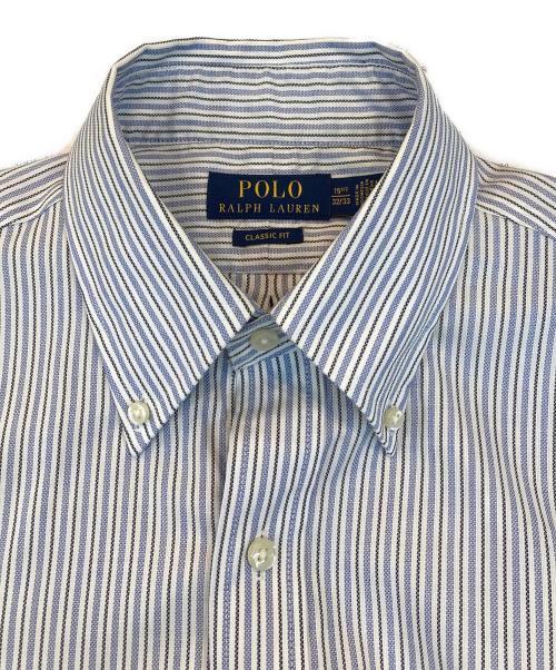 POLO RALPH LAUREN（ポロ・ラルフローレン）POLO RALPH LAUREN (ポロ・ラルフローレン) CLASSIC FIT BDシャツ ブルー サイズ:151/2の古着・服飾アイテム