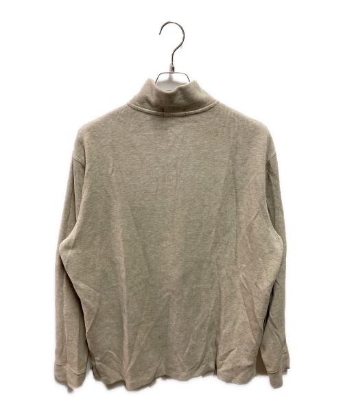 POLO RALPH LAUREN（ポロ・ラルフローレン）POLO RALPH LAUREN (ポロ・ラルフローレン) ハーフジップニット ベージュ サイズ:Lの古着・服飾アイテム