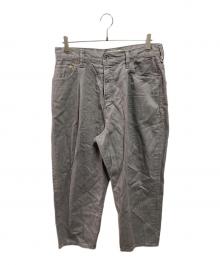 COOTIE PRODUCTIONS（クーティープロダクツ）の古着「Raza 1 Tuck Denim Pants」｜グレー