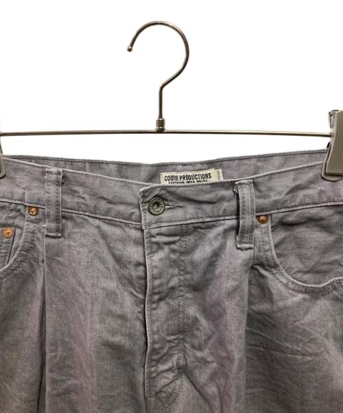 COOTIE PRODUCTIONS（クーティープロダクツ）COOTIE PRODUCTIONS (クーティープロダクツ) Raza 1 Tuck Denim Pants グレー サイズ:Mの古着・服飾アイテム