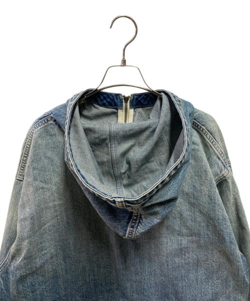 Liberaiders（リベレイダース）Liberaiders (リベレイダース) DENIM ZIP HOODIE インディゴ サイズ:Lの古着・服飾アイテム
