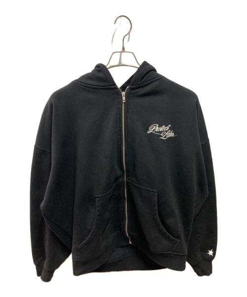 protec ldn（protec ldn）protec ldn (protec ldn) ジップパーカー ブラック サイズ:Ｓの古着・服飾アイテム