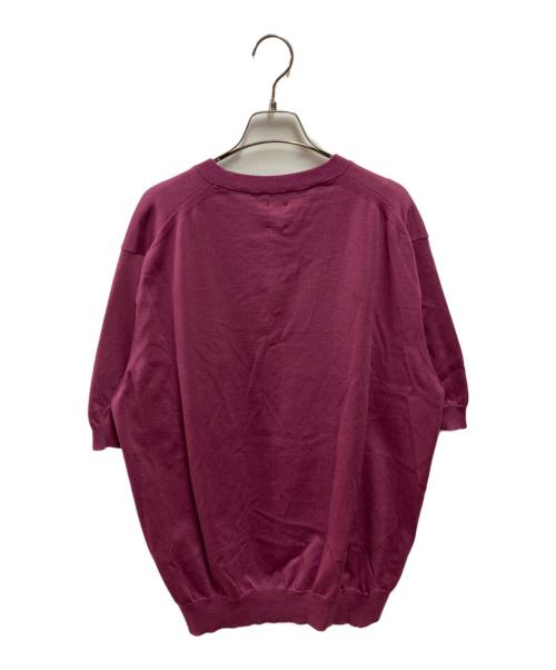 BATONER（バトナ―）BATONER (バトナ―) THE SEAISLAND COTTON HIGH GAUGE CREW パープル サイズ:34 未使用品の古着・服飾アイテム