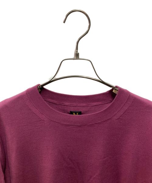 BATONER（バトナ―）BATONER (バトナ―) THE SEAISLAND COTTON HIGH GAUGE CREW パープル サイズ:34 未使用品の古着・服飾アイテム