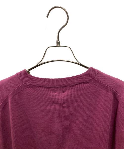 BATONER（バトナ―）BATONER (バトナ―) THE SEAISLAND COTTON HIGH GAUGE CREW パープル サイズ:34 未使用品の古着・服飾アイテム