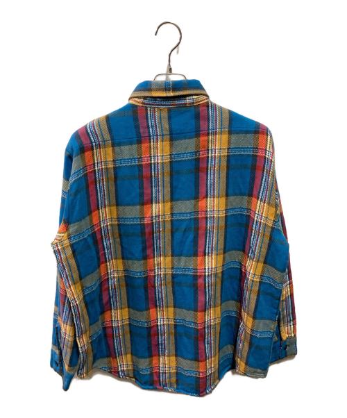 BIG MIKE（ビックマイク）BIG MIKE (ビックマイク) ヴィンテージネルシャツ ブルー サイズ:16 1/2の古着・服飾アイテム