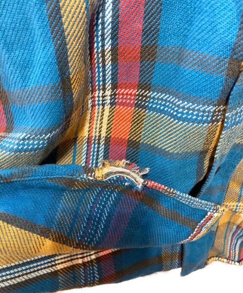 BIG MIKE（ビックマイク）BIG MIKE (ビックマイク) ヴィンテージネルシャツ ブルー サイズ:16 1/2の古着・服飾アイテム