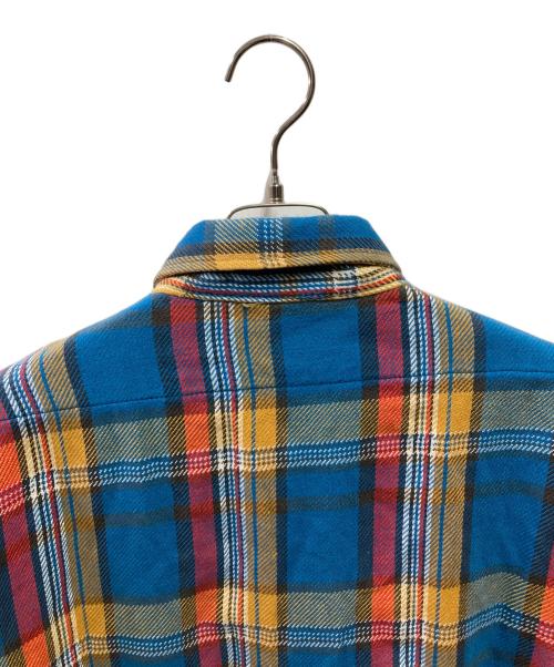 BIG MIKE（ビックマイク）BIG MIKE (ビックマイク) ヴィンテージネルシャツ ブルー サイズ:16 1/2の古着・服飾アイテム