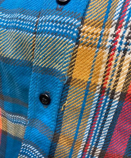 BIG MIKE（ビックマイク）BIG MIKE (ビックマイク) ヴィンテージネルシャツ ブルー サイズ:16 1/2の古着・服飾アイテム