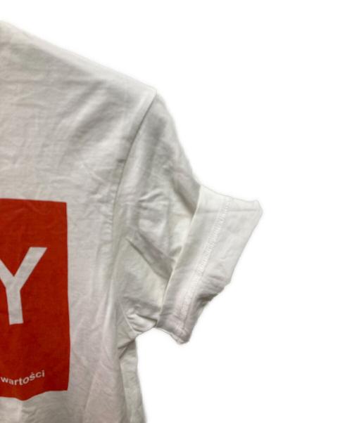 COMME des GARCONS SHIRT（コムデギャルソンシャツ）COMME des GARCONS SHIRT (コムデギャルソンシャツ) Tシャツ ホワイト サイズ:Sの古着・服飾アイテム