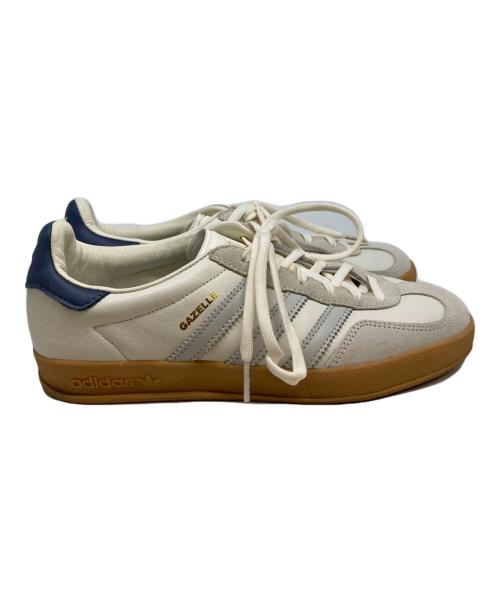 adidas（アディダス）adidas (アディダス) BEAUTY&YOUTH (ビューティーアンドユース) GAZELLE INDOOR BY nkc15 ホワイト サイズ:24cmの古着・服飾アイテム